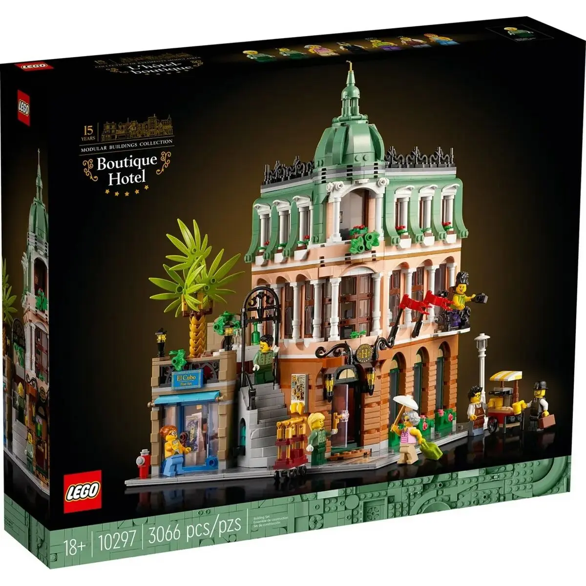 Set di Costruzioni Lego BOUTIQUE HOTEL Nero