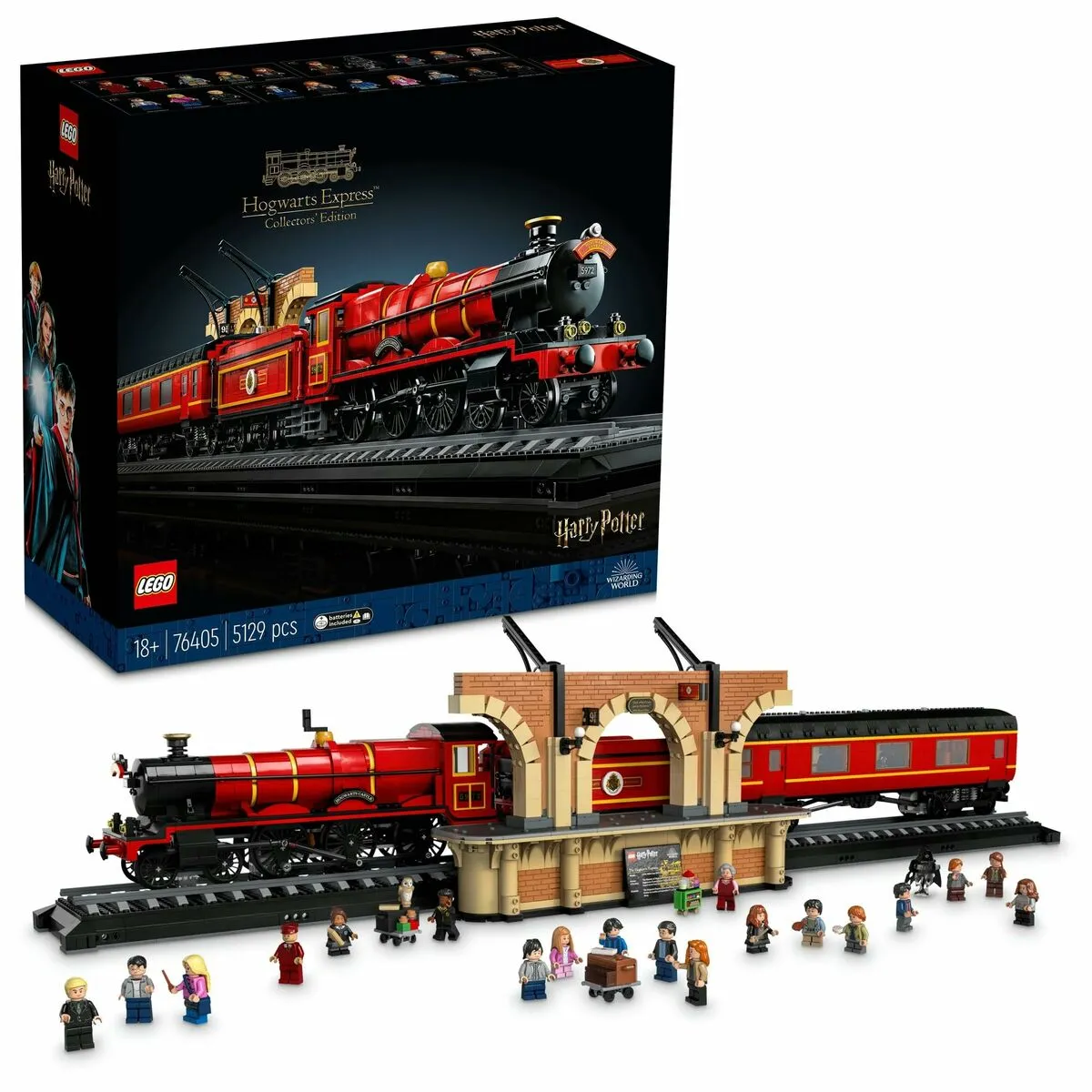 Playset Lego Harry Potter 76405 Hogwarts Express - Collector's Edition 5129 Pezzi 20 x 26 x 118 cm