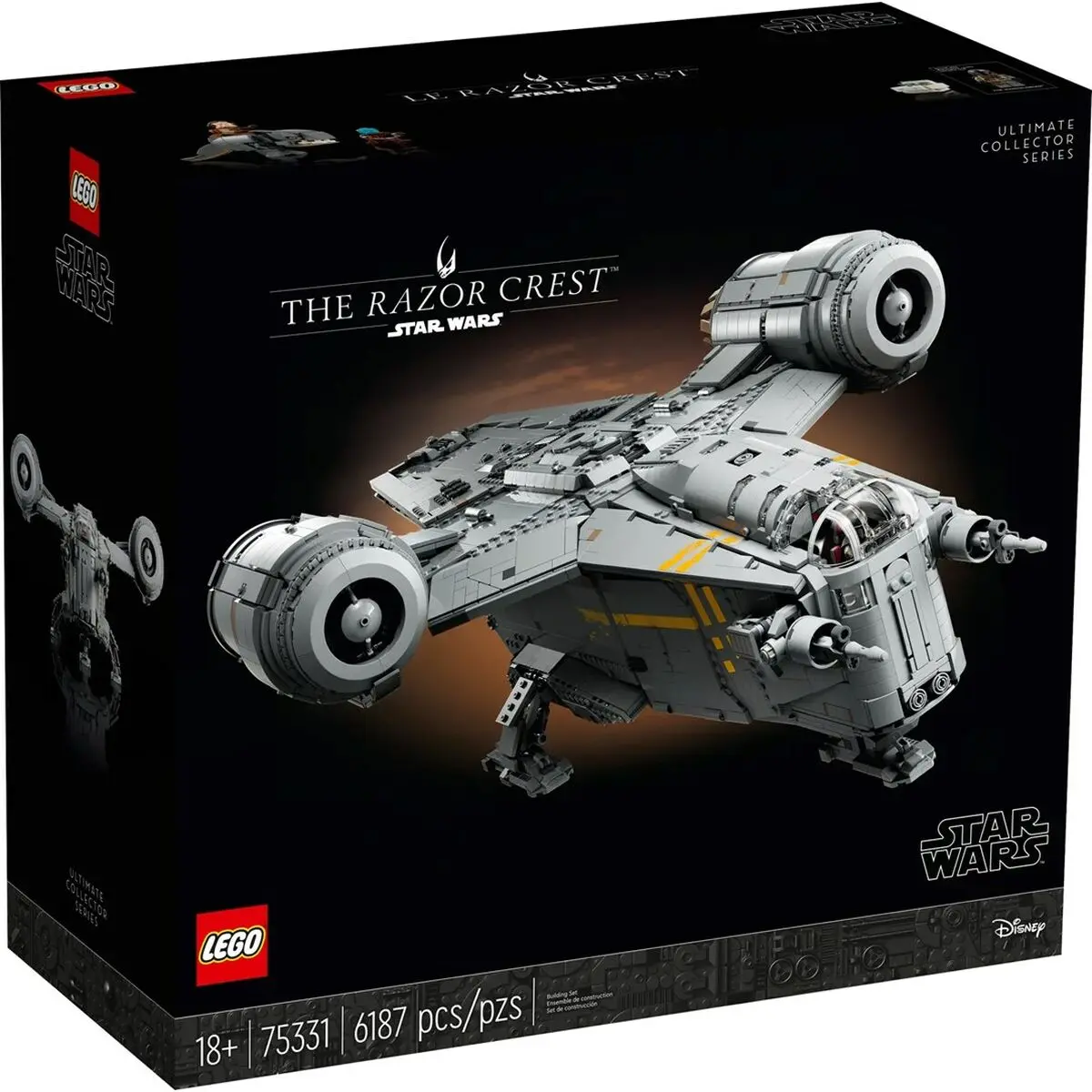 Set di Costruzioni Lego The Razor Crest Nero