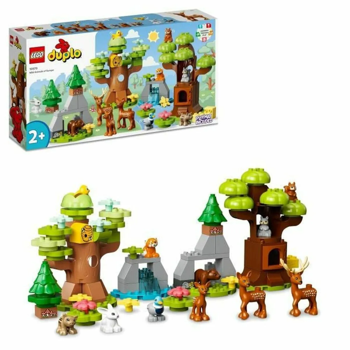 Playset Lego 10979 DUPLO Wild Animals of Europe (85 Pezzi)