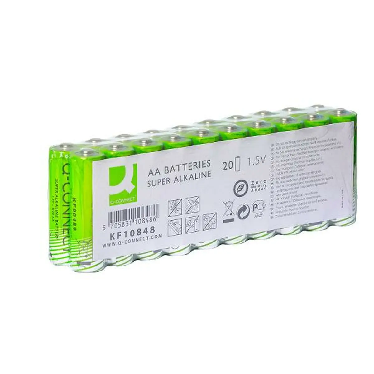 Batterie Q-Connect KF10848 1,5 V AA (20 Unità)