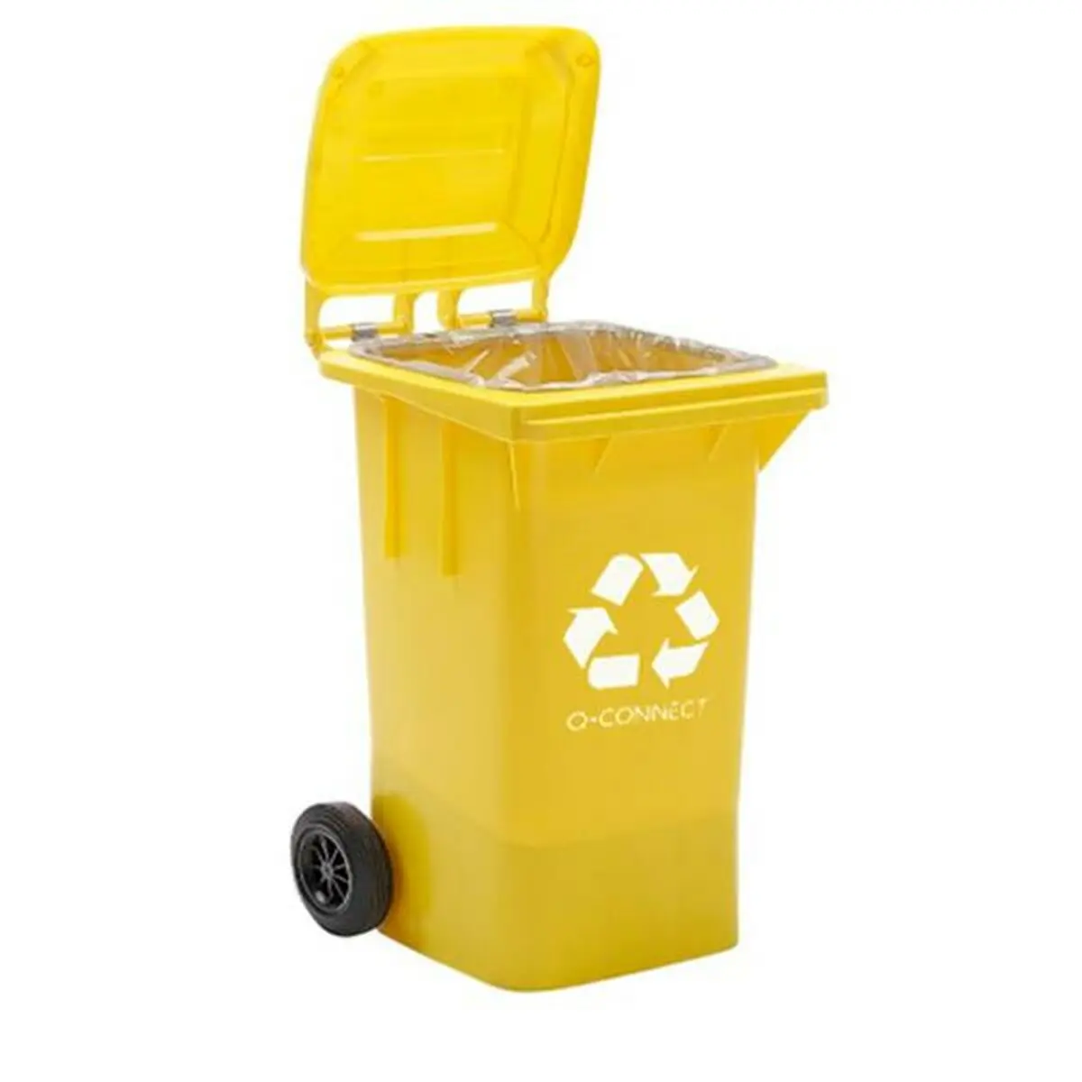 Secchio della spazzatura Q-Connect KF16543 Giallo Plastica 100 L