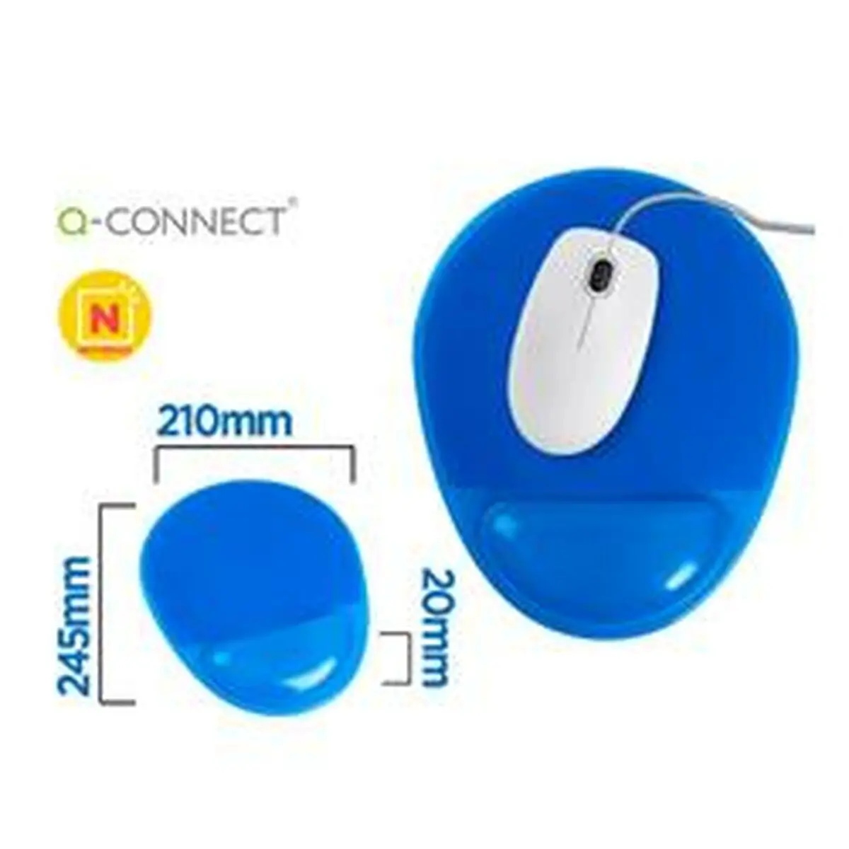 Tappetino per Mouse Q-Connect KF17227 Multicolore