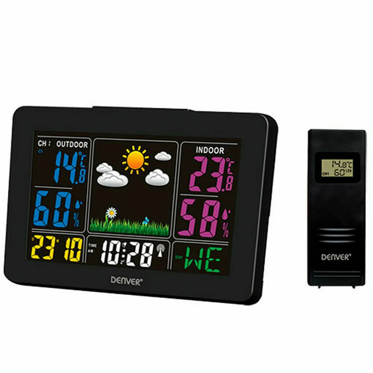 Stazione Meteorologica Multifunzione Denver Electronics WS-540 Nero