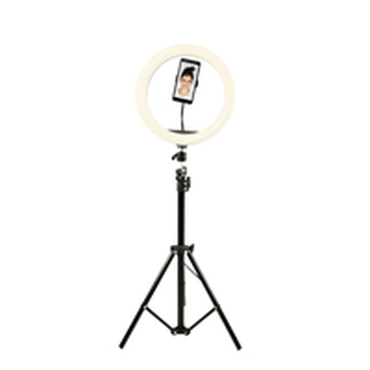 Ring Light con Treppiede e Telecomando Denver Electronics RLT-1201