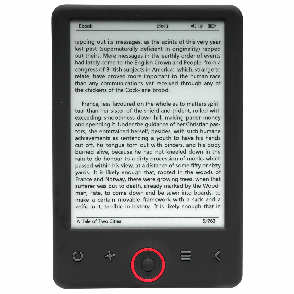 E-Book Denver Electronics EBO-626 Nero 4 GB