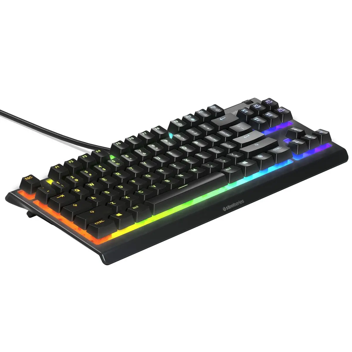 Tastiera per Giochi SteelSeries APEX 3 TKL Qwerty in Spagnolo Nero RGB