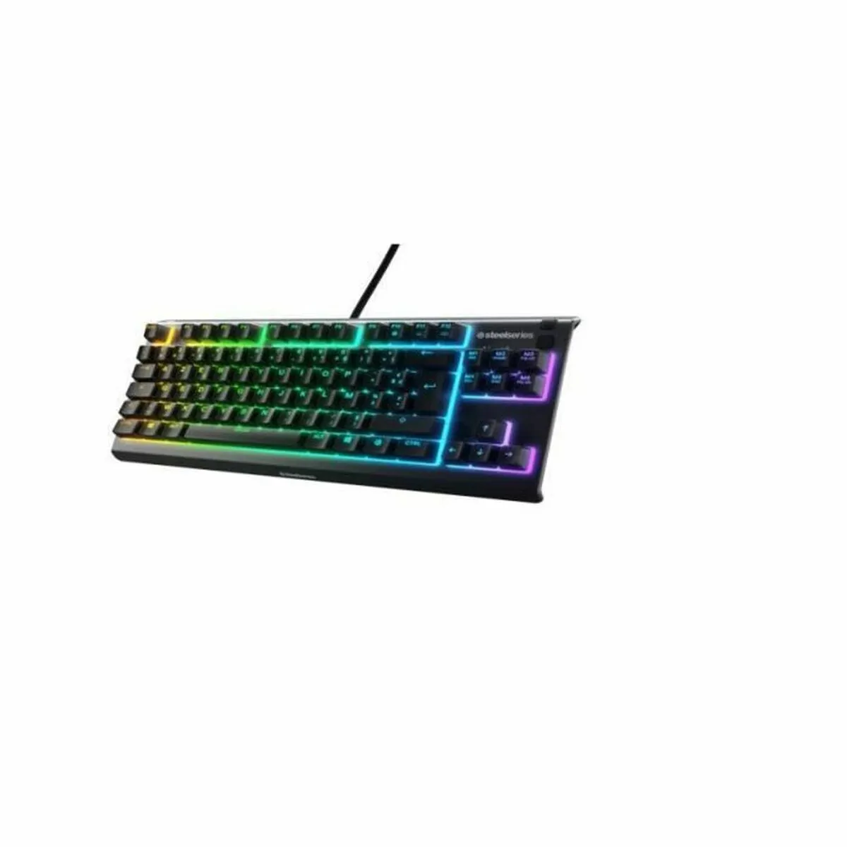 Tastiera SteelSeries Apex 3 Gaming Nero Con cavo Francese AZERTY AZERTY