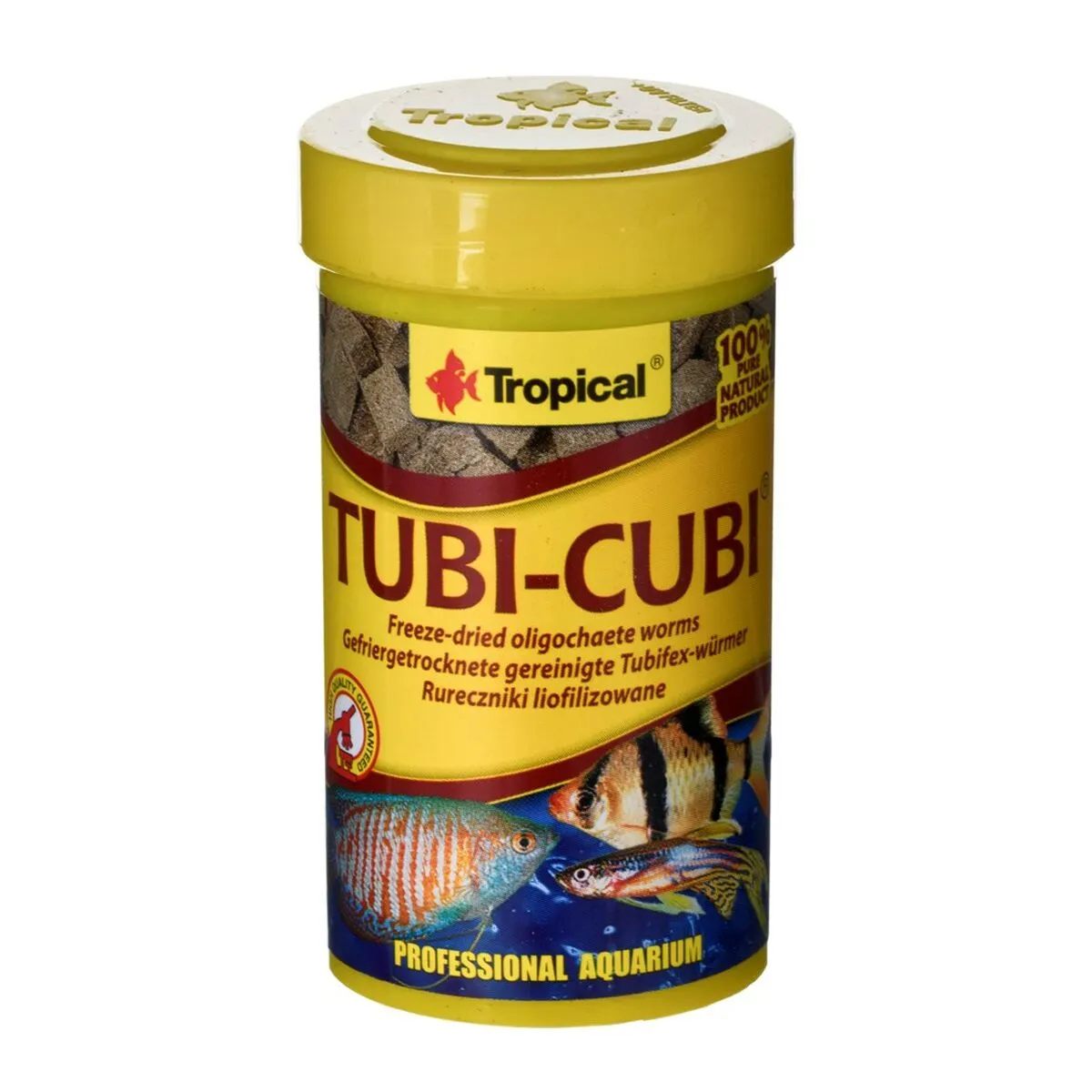 Mangime per pesci Tropical Tubi-Cubi Acquario 10 g