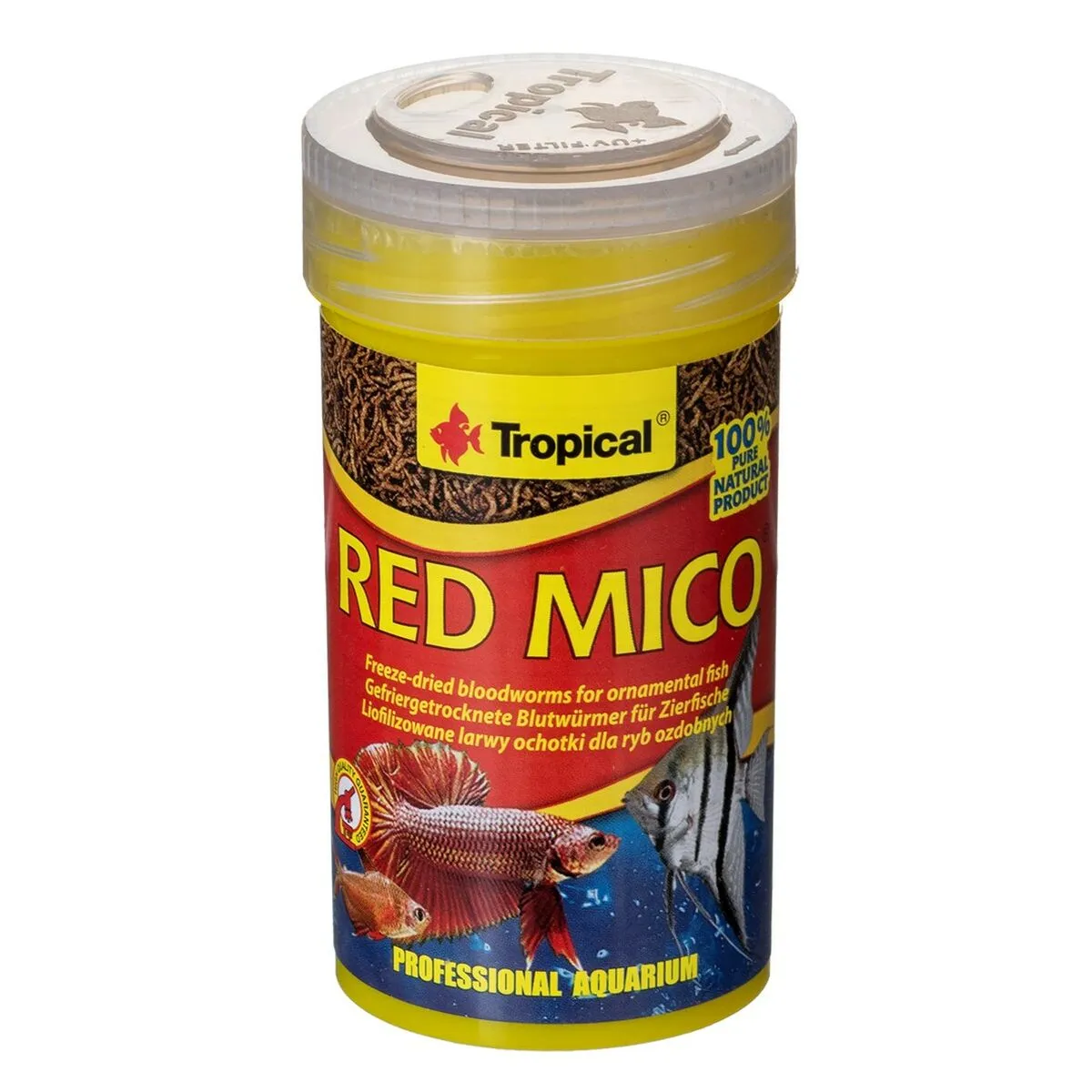 Mangime per pesci Tropical Red Mico Acquario 8 g