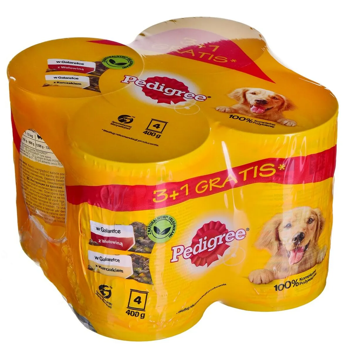 Cibo umido Pedigree                                 Pollo Carne di vitello 4 x 400 g