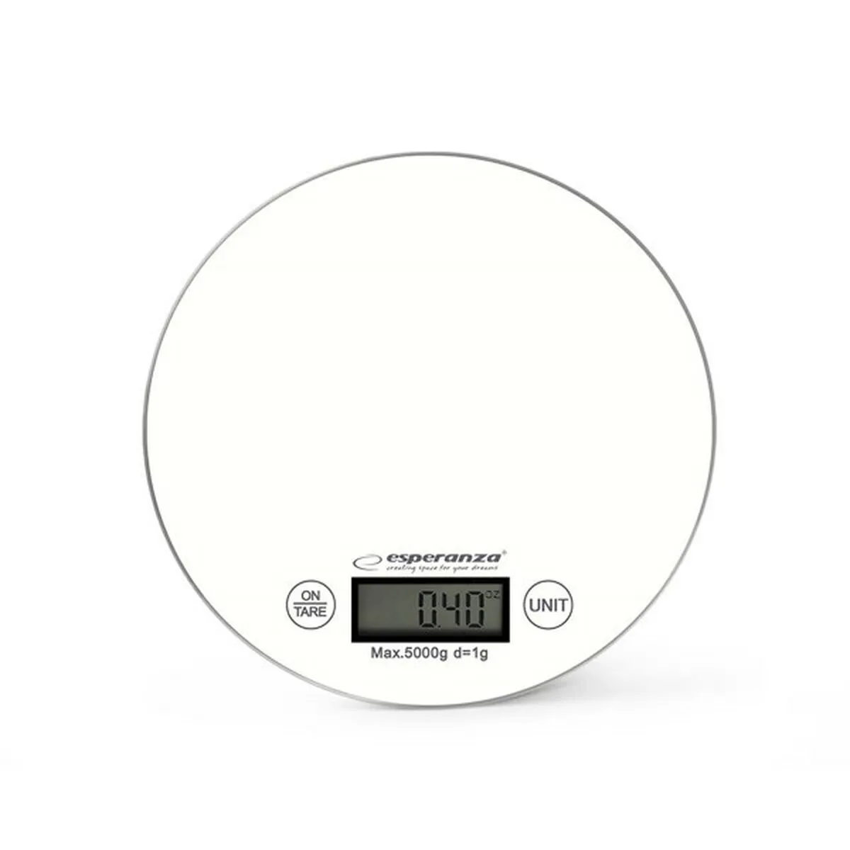 bilancia da cucina Esperanza EKS003W Bianco 5 kg