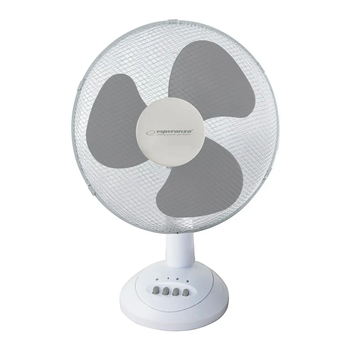 Ventilatore da Tavolo Esperanza EHF003WE Bianco Grigio 50 W