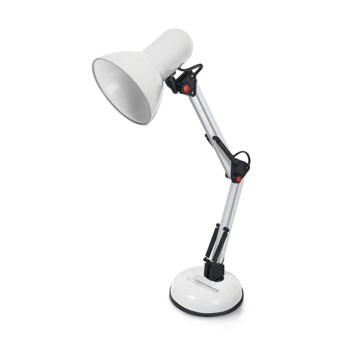 Lampada da scrivania Esperanza ELD112W Bianco Nero Plastica 12 W