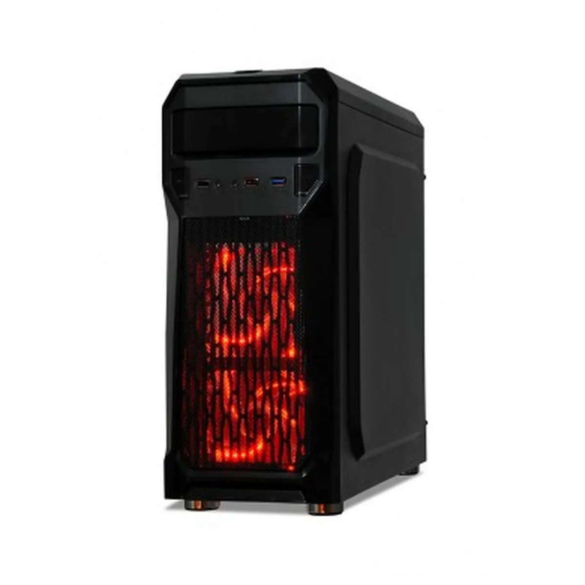 Case computer desktop ATX Ibox ORCUS X19 Nero Rosso