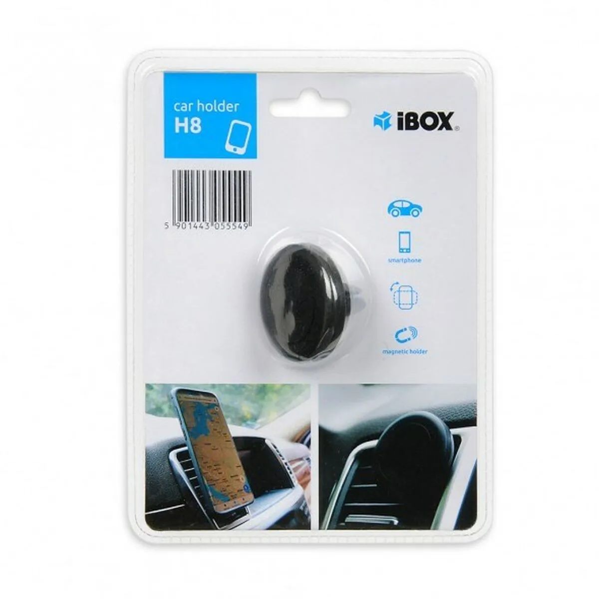 Supporto per Auto Ibox H-8 Nero