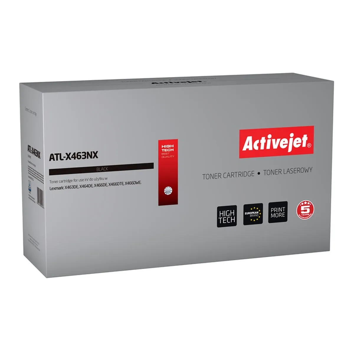 Toner Activejet ATL-X463NX Nero