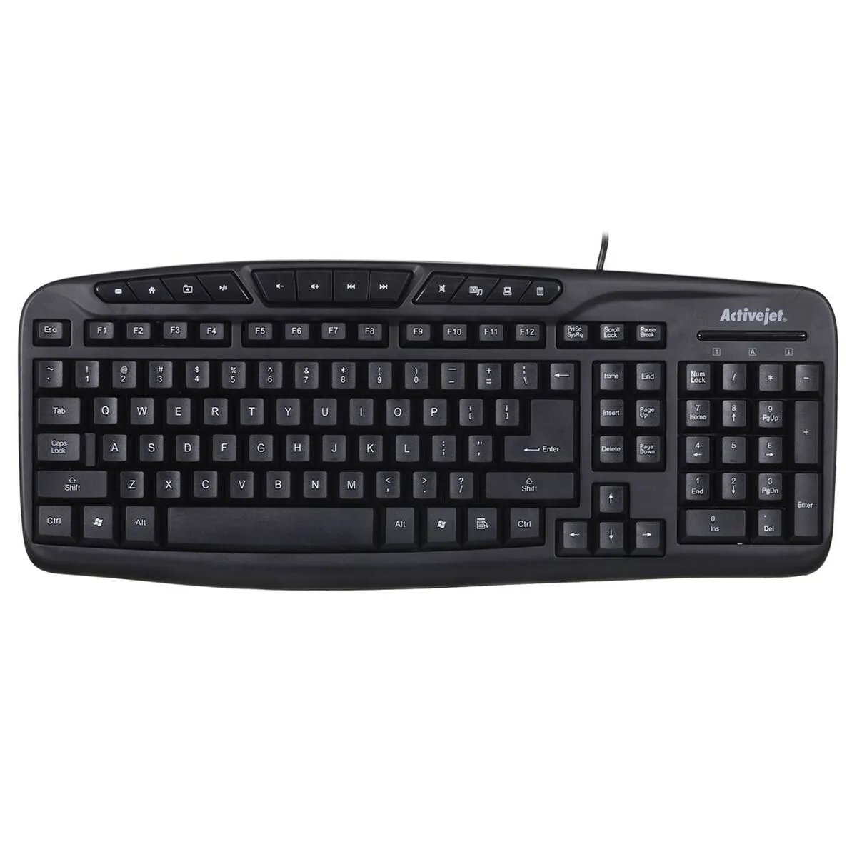 Tastiera Activejet K-3113 Nero QWERTY