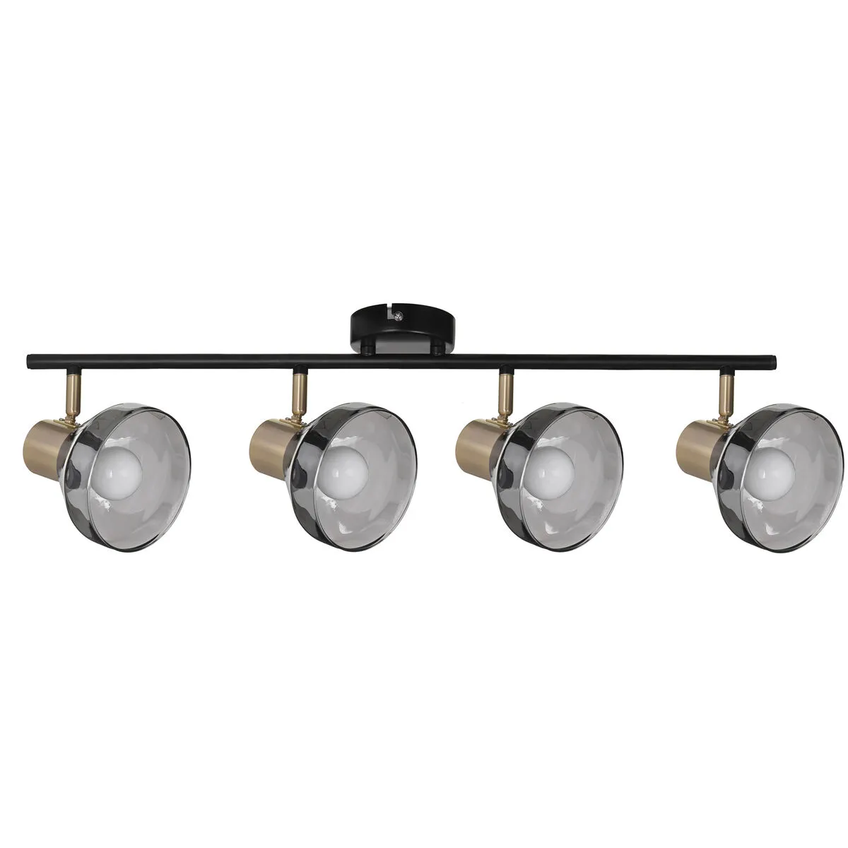 Lampadario Activejet AJE-LISA 4P                     Nero Oro Metallo 40 W 230 V