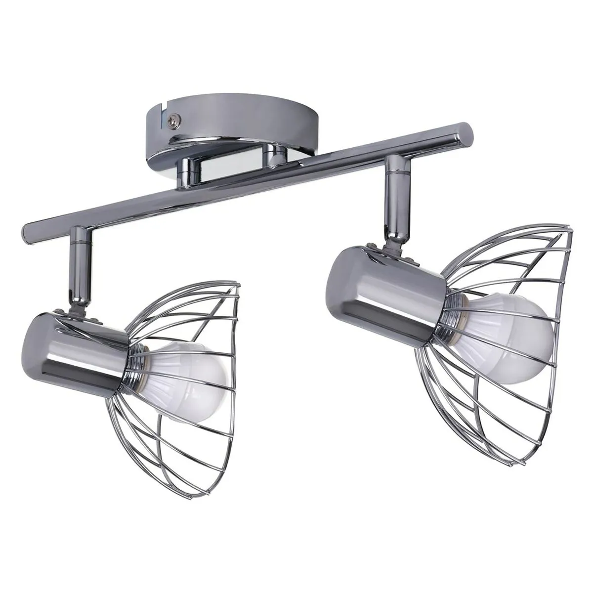 Lampadario Activejet AJE-GIZEL 2P Argentato Metallo 40 W