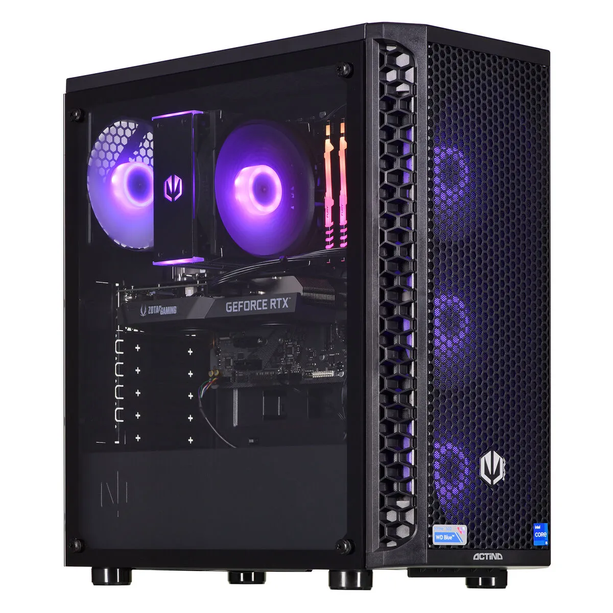 PC da Tavolo Actina KOMAAAGIP1317 NVIDIA GeForce RTX 3060 Ti 16 GB RAM Intel Core i5-12400F 1 TB SSD