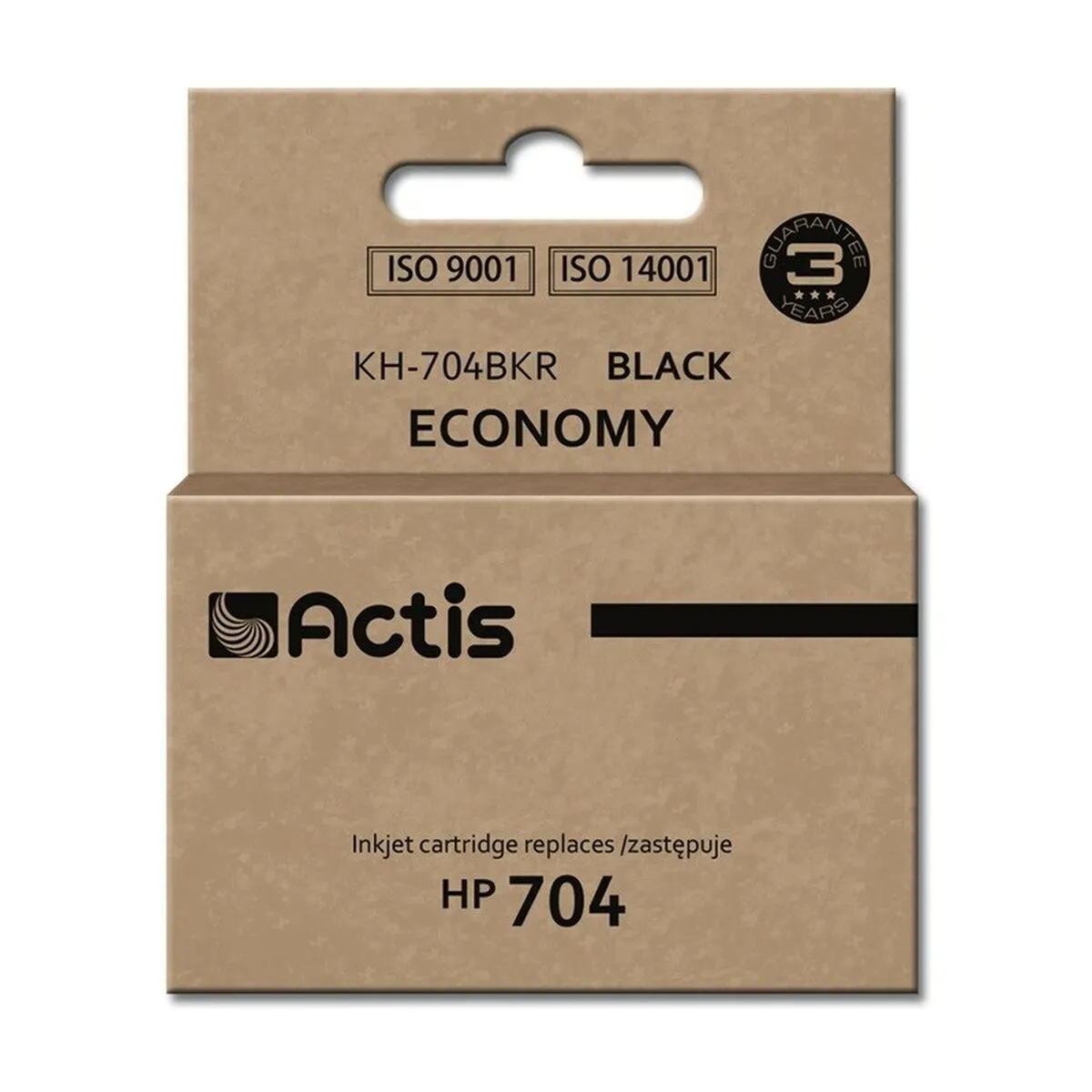 Cartuccia ad Inchiostro Originale Actis KH-704BKR Nero