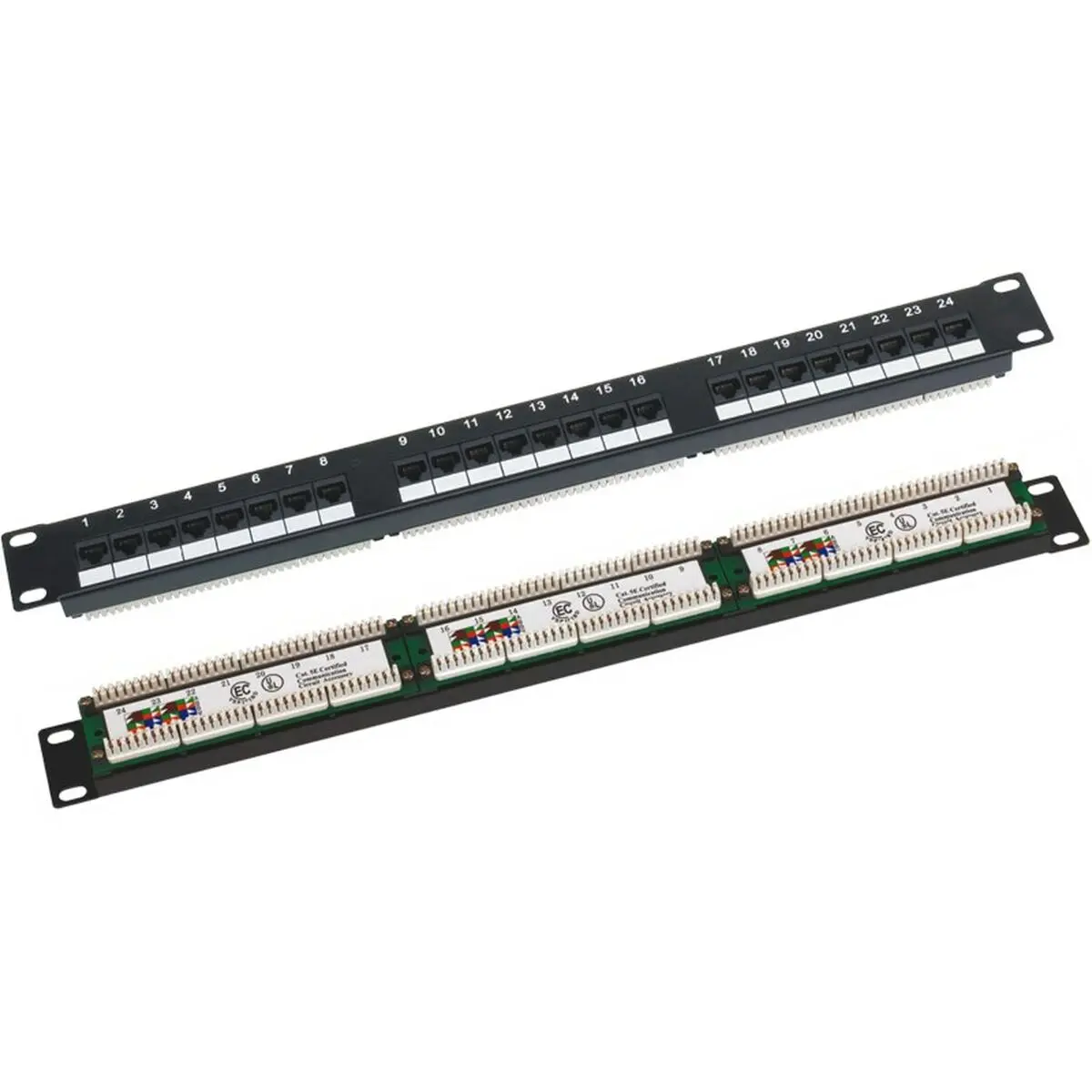 Patch Panel 24 Porte UTP Categoria 5e Q-Lantec PK-U5-1