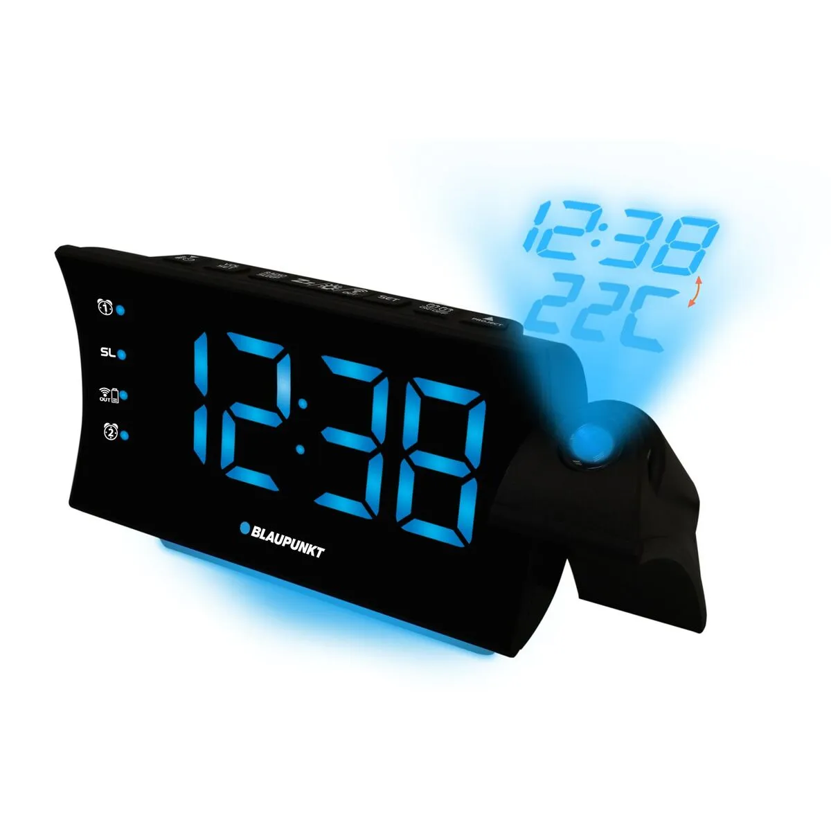 Orologio-Sveglia Blaupunkt CRP81USB Nero