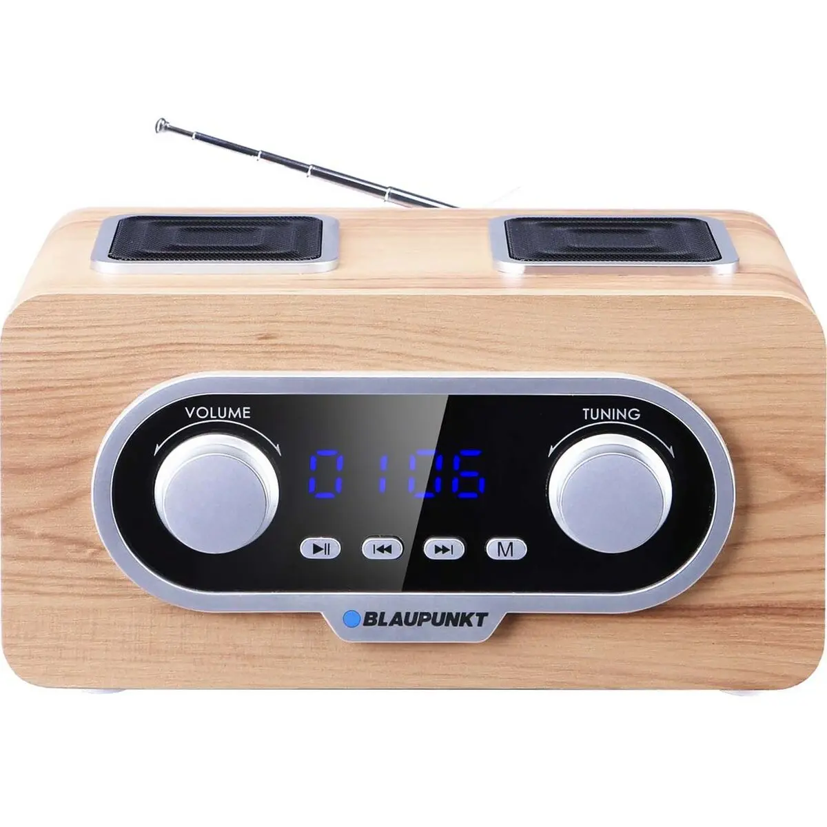 Radio Blaupunkt PP5.2CR Bianco Marrone Legno