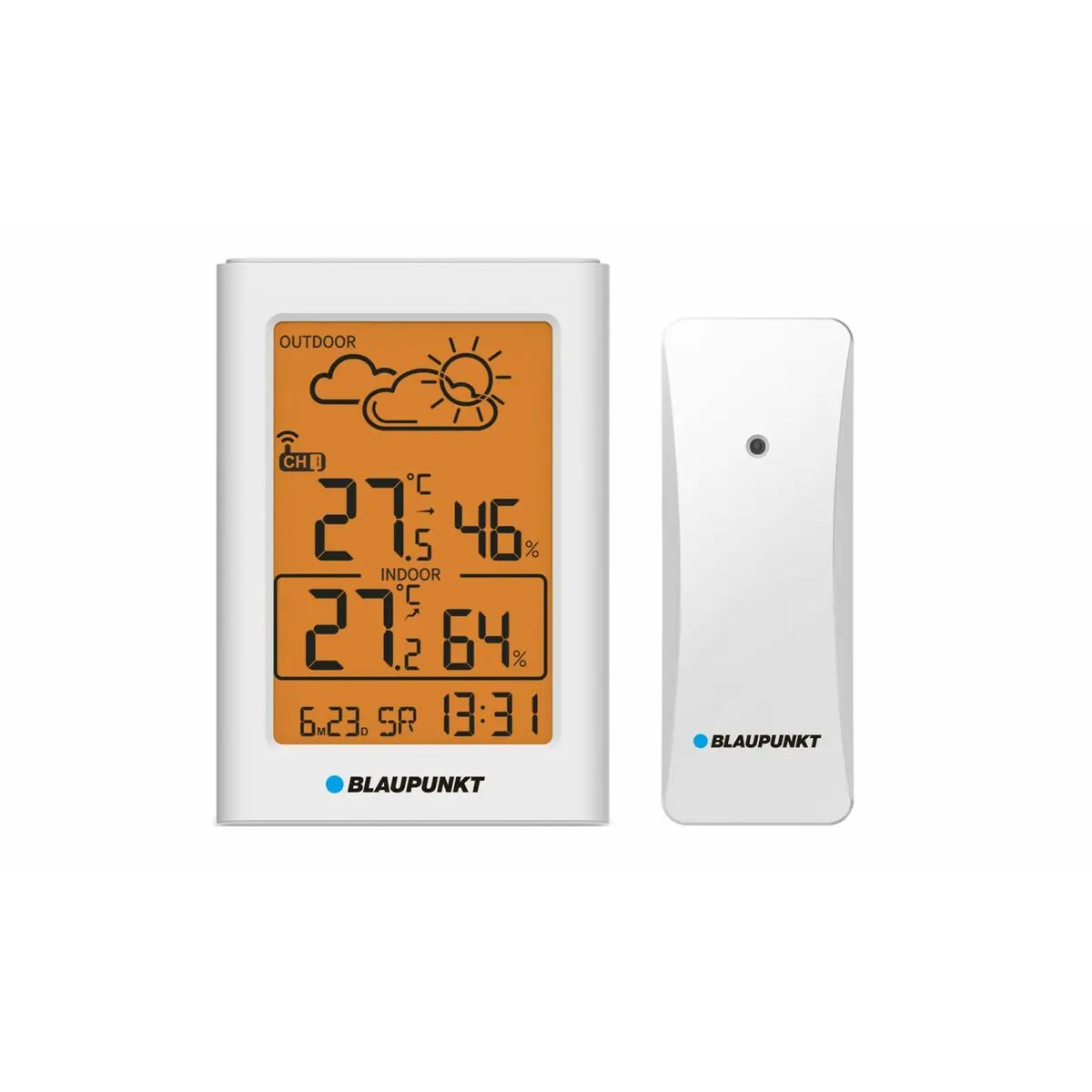 Stazione Meteorologica Multifunzione Blaupunkt WS15WH Bianco Arancio