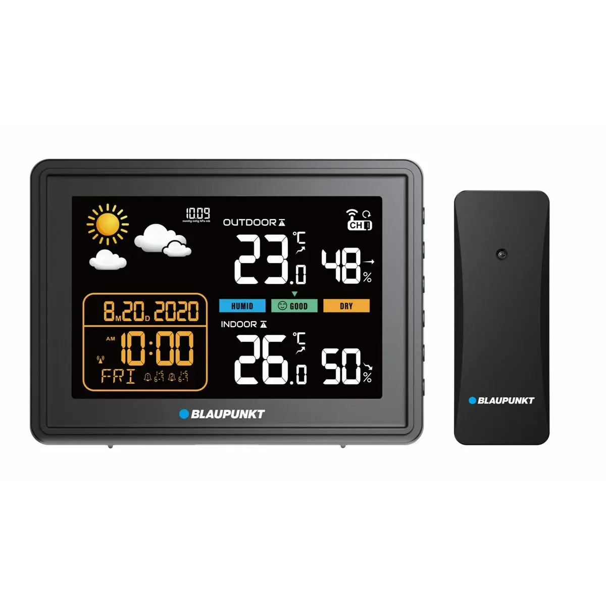 Stazione Meteorologica Multifunzione Blaupunkt WS30BK Nero