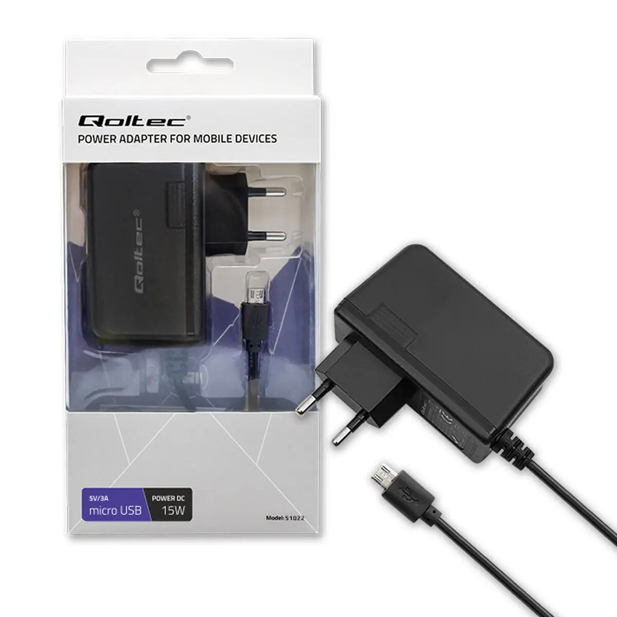 Powerbank Qoltec 51022 Nero