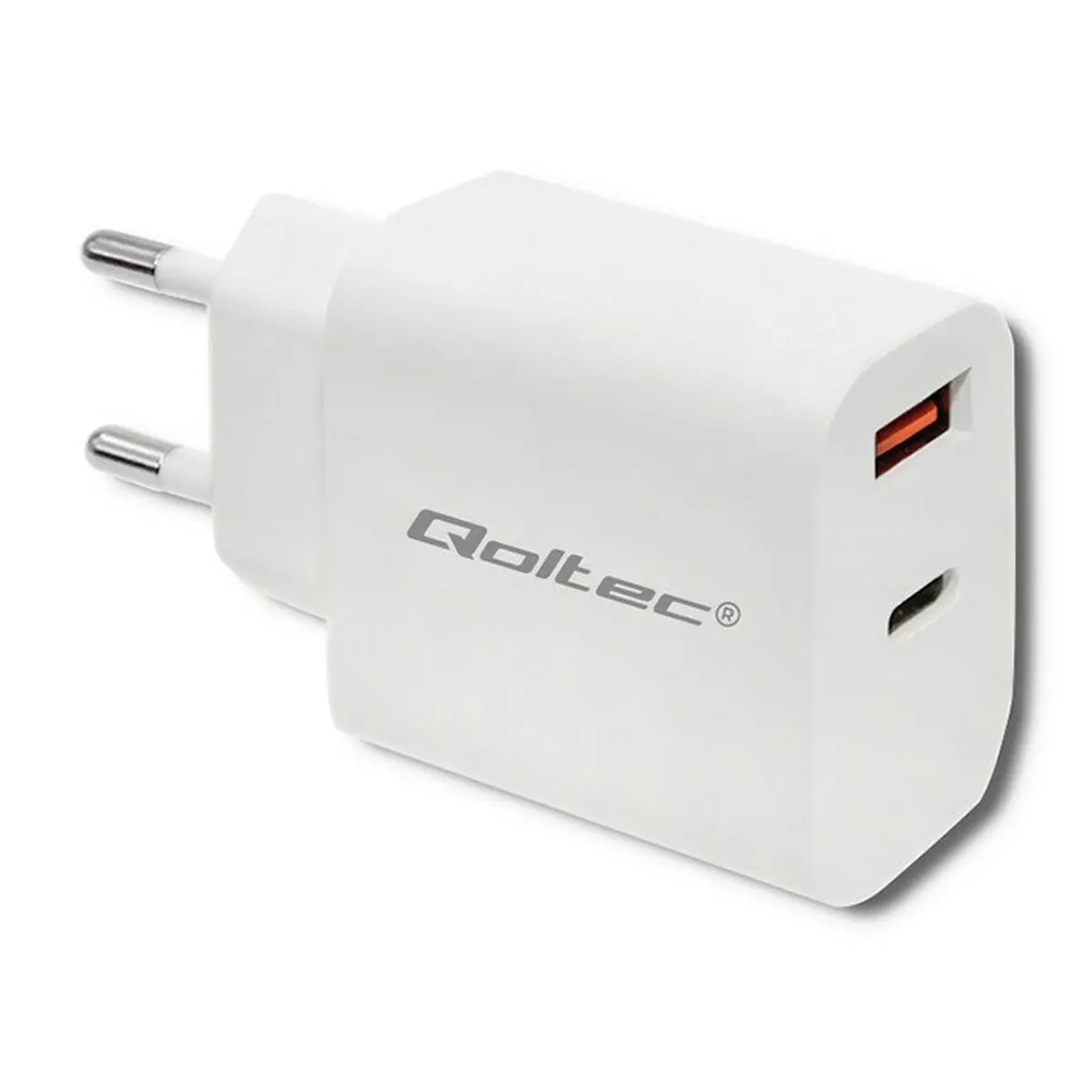 Caricabatterie da Parete Qoltec 51714 Bianco 18 W