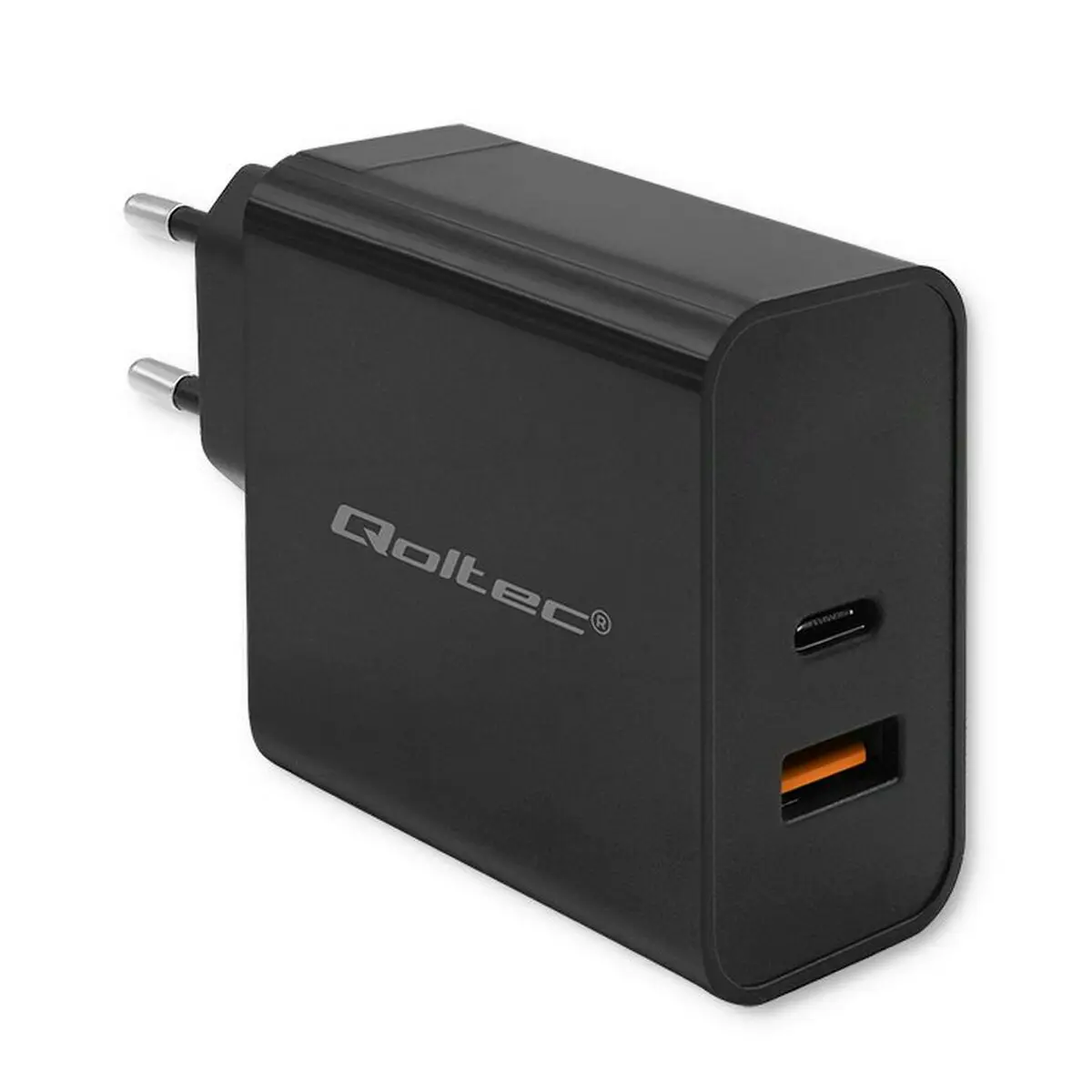 Caricabatterie da Parete Qoltec 52380 Nero 65 W (1 Unità)