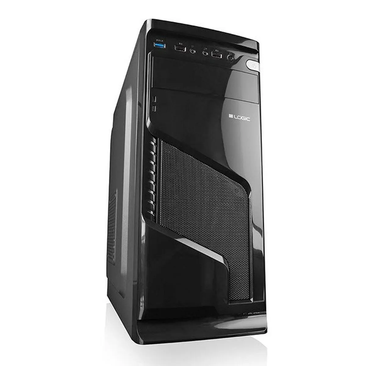 Case computer desktop ATX Logic K1 Nero