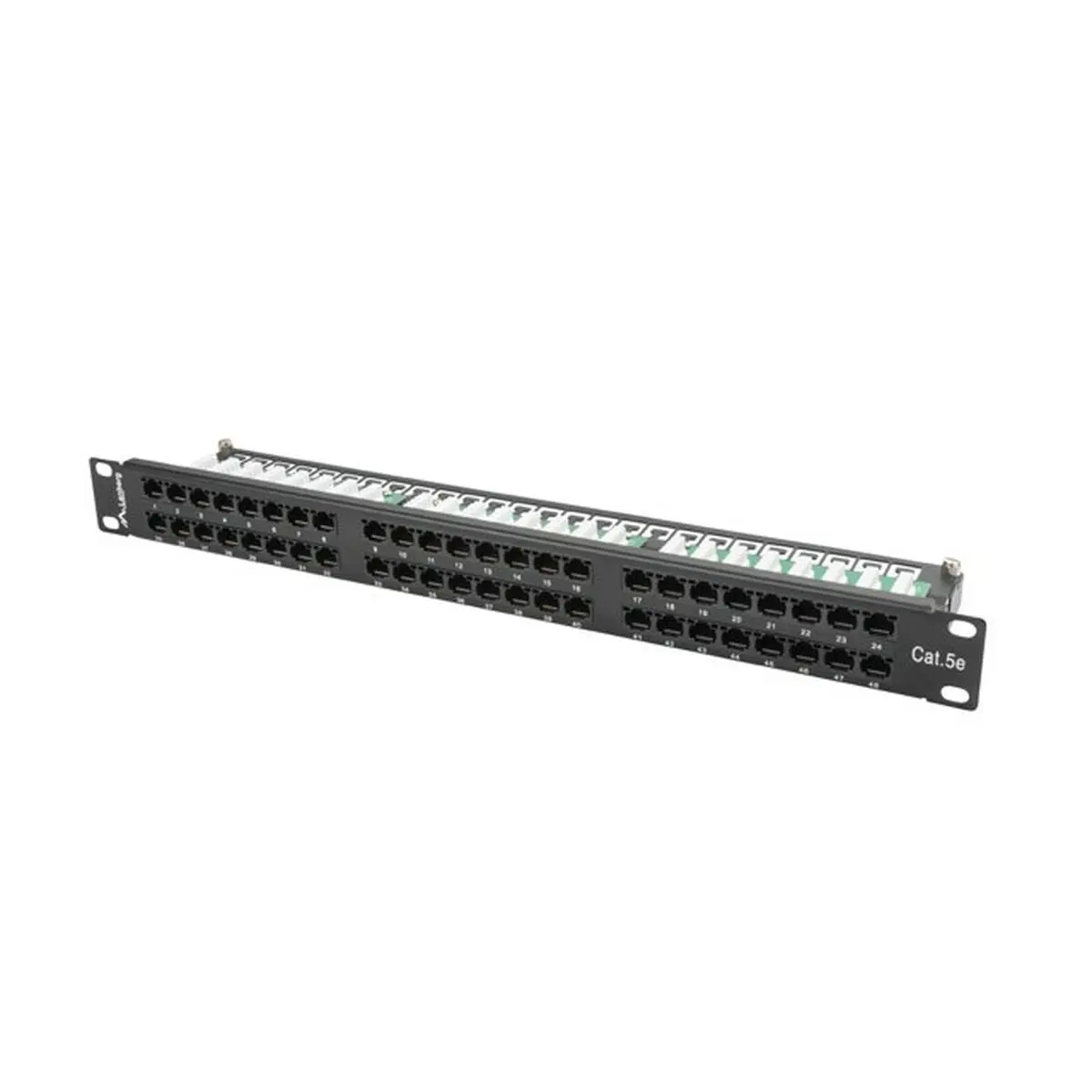 Patch Panel 48 Porte UTP Categoria 6 Lanberg PPU5-1048-B