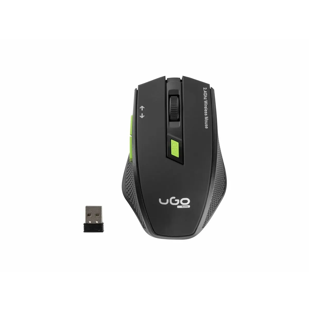 Mouse Ugo MY-03 Nero/Verde