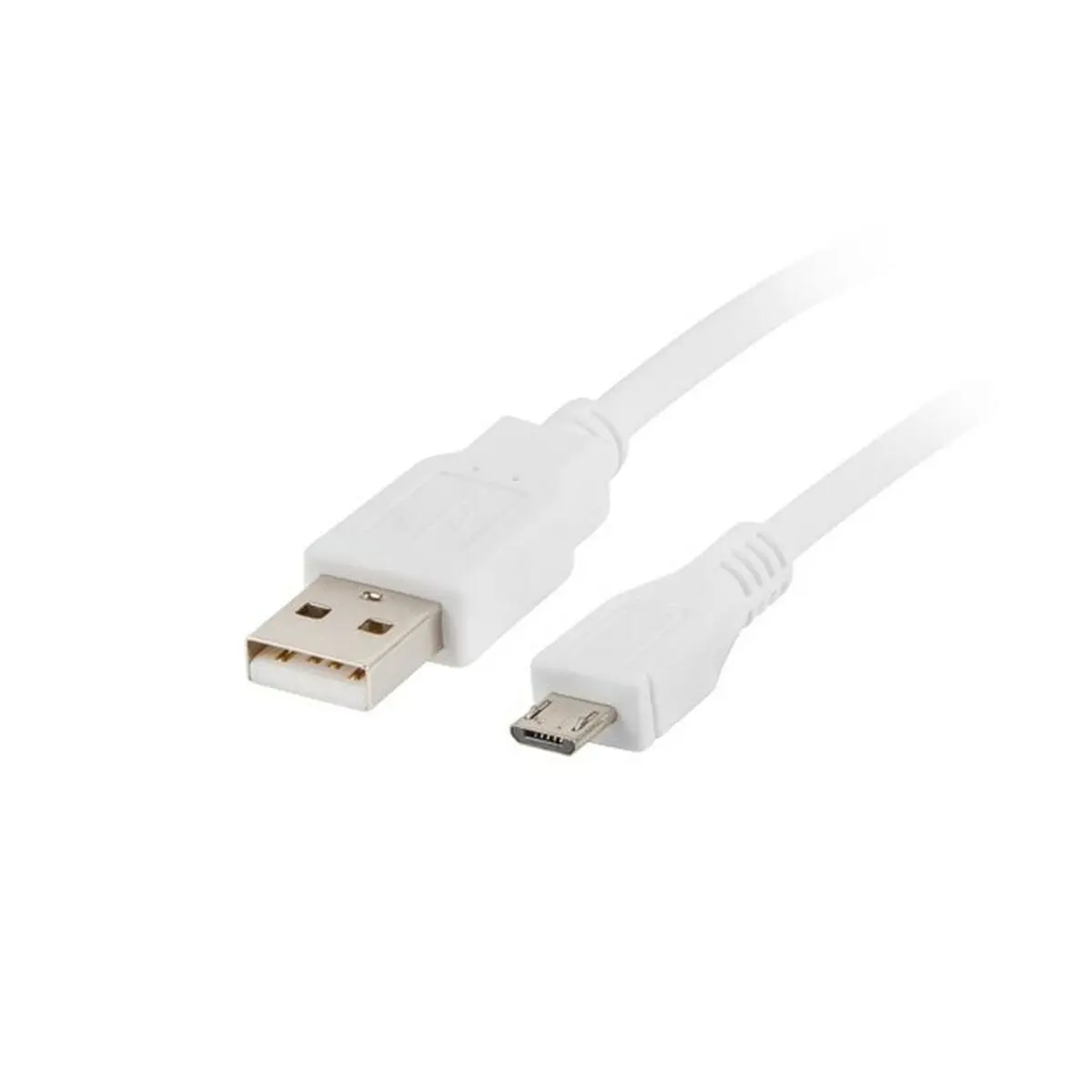 Cavo da USB a micro USB Lanberg CA-USBM-10CC-0018-W Bianco 1,8 m (1 Unità)