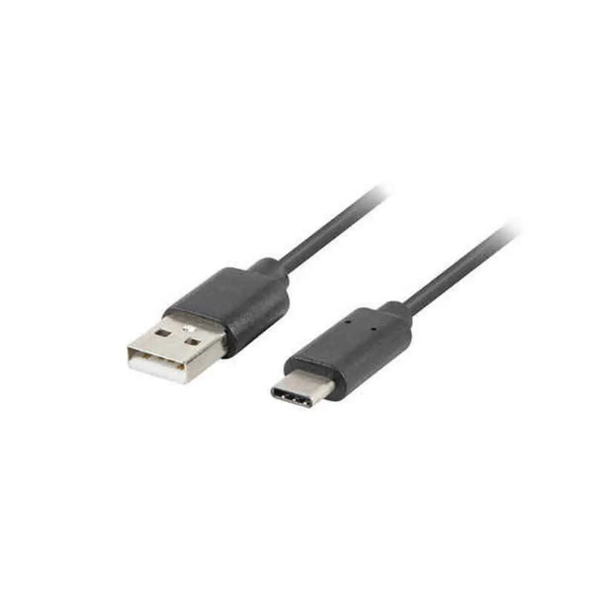 Cavo USB A 2.0 con USB-C Lanberg CA-USBO-10CU-0005-BK Nero 50 cm (1 Unità)