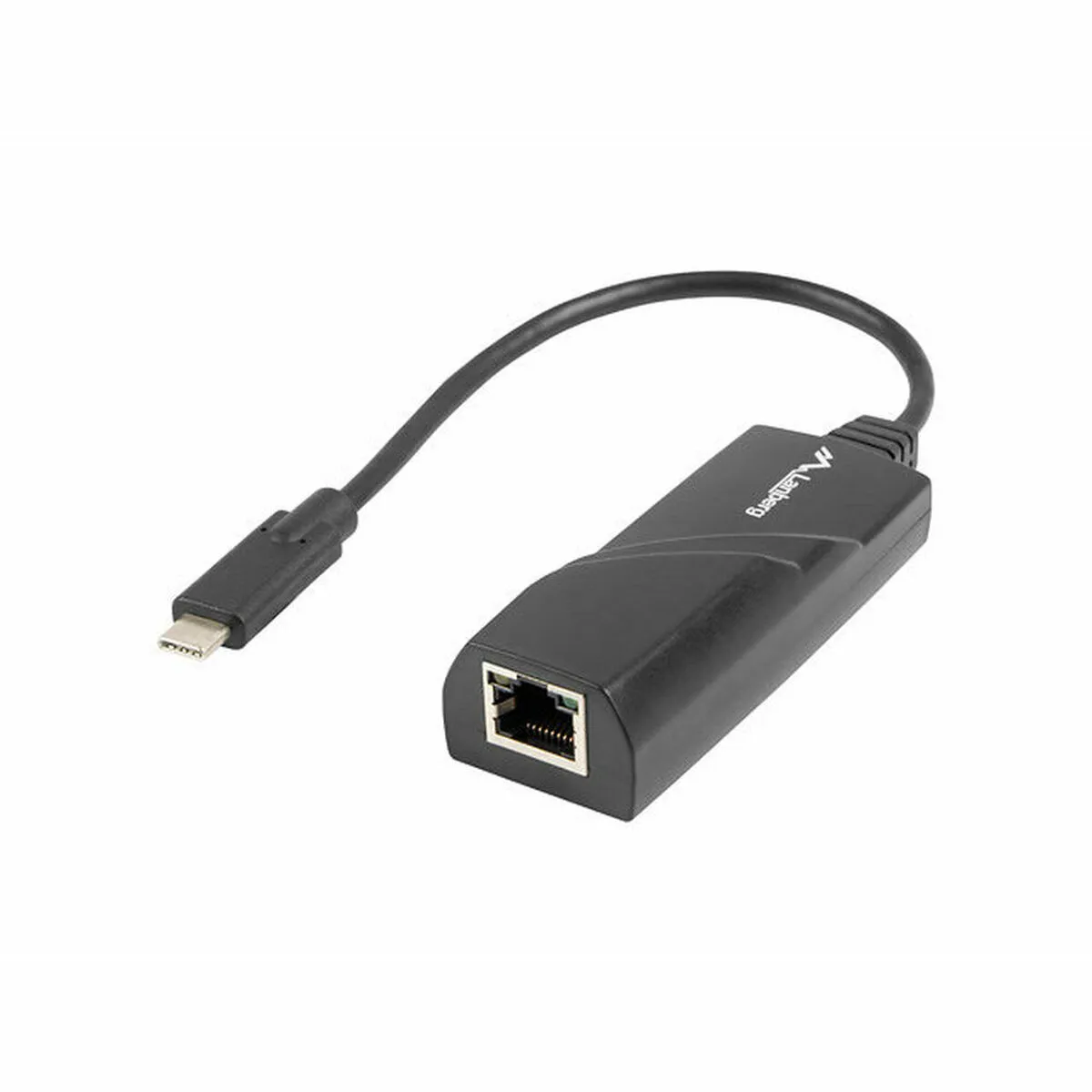 Adattatore USB C con Rete RJ45 Lanberg NC-1000-02 Nero 0,15 m