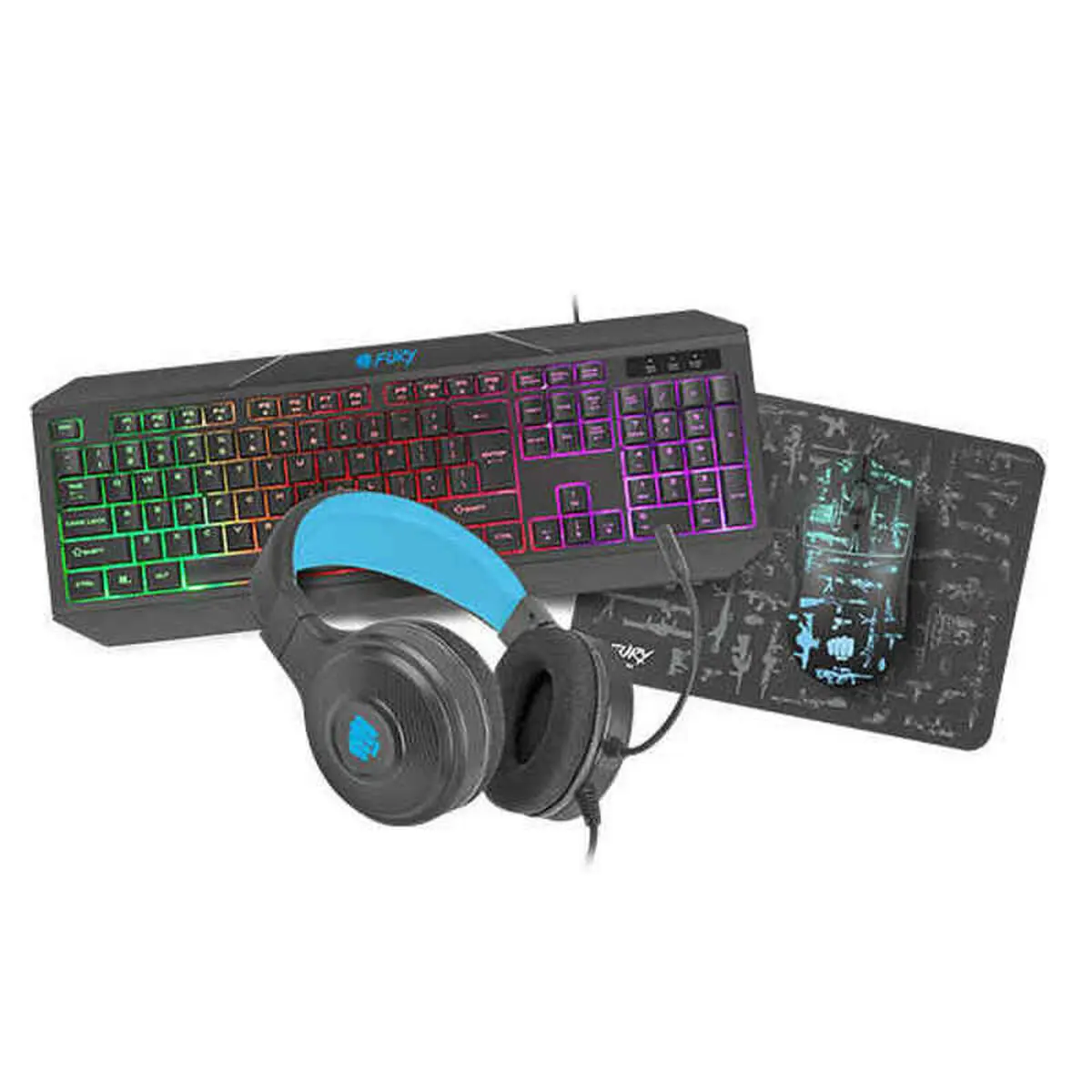 Tastiera e Mouse Gaming Fury NFU-1677