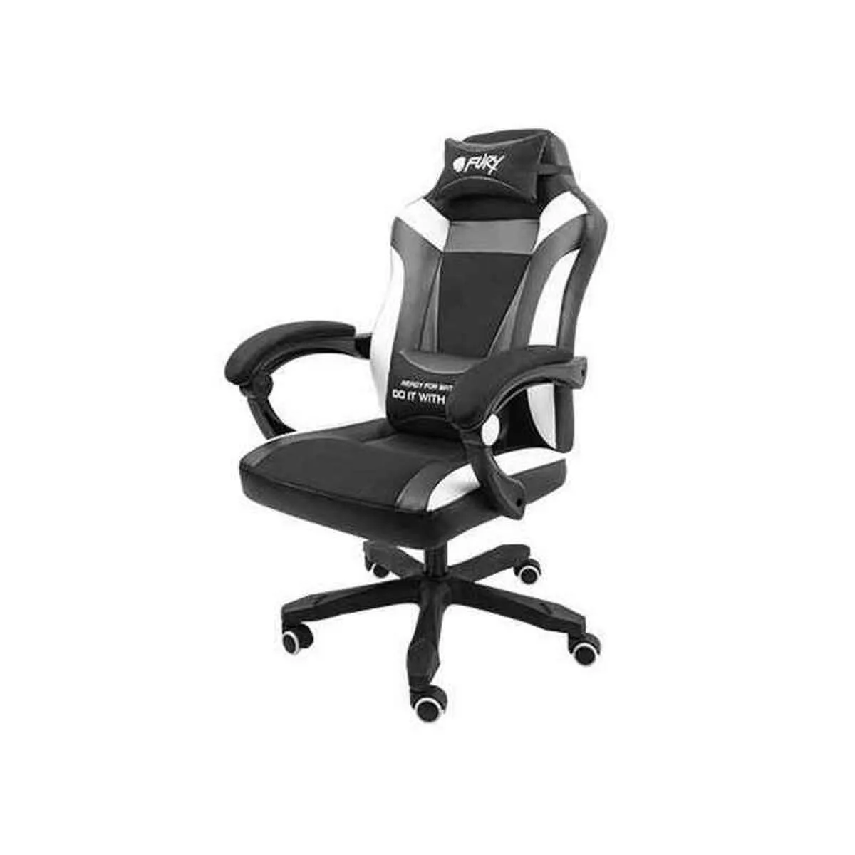 Sedia Gaming Natec NFF-1710 Nero Bianco Azzurro Bianco/Nero Nero/Bianco