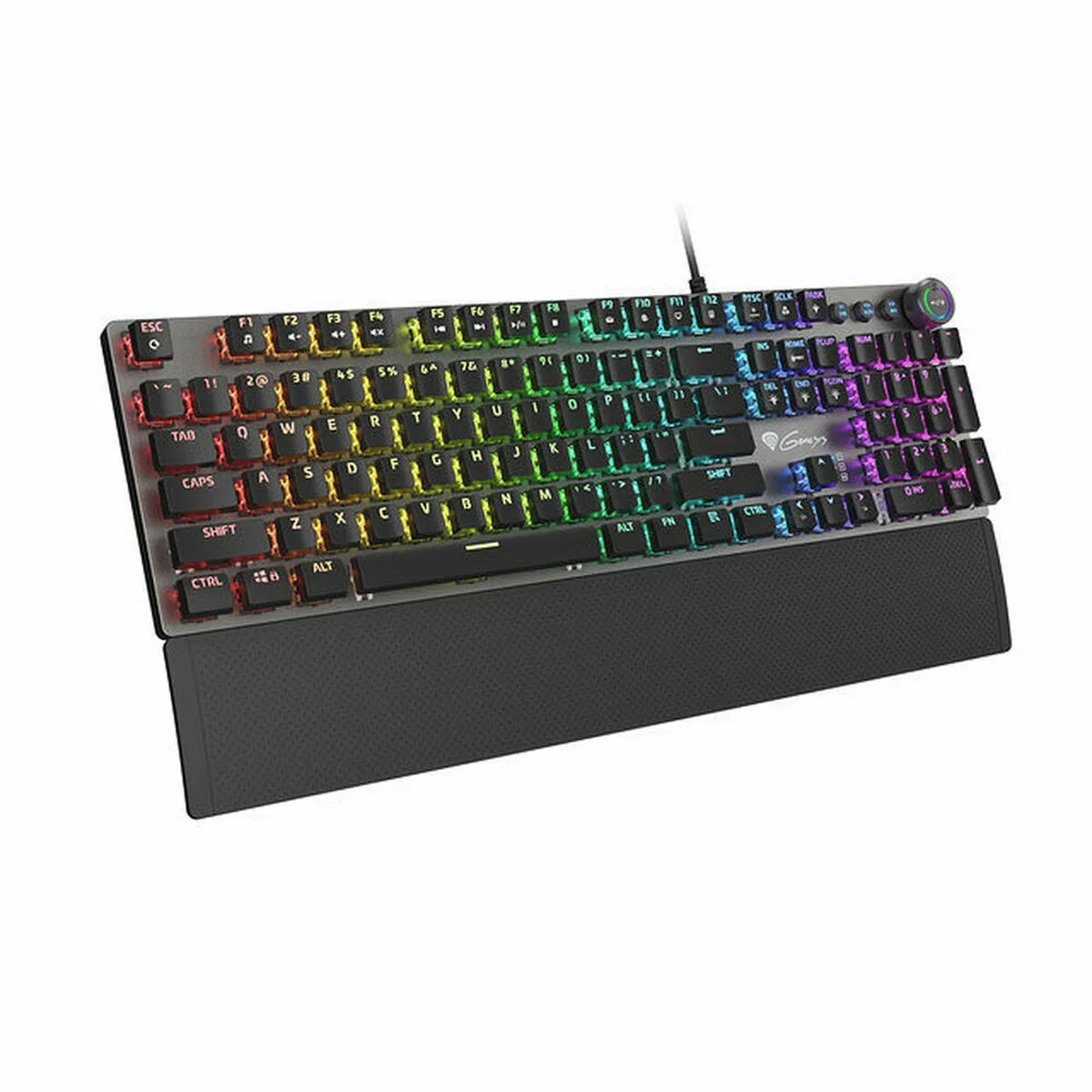 Tastiera per Giochi Genesis THOR 401 LED RGB Nero Qwerty in Spagnolo