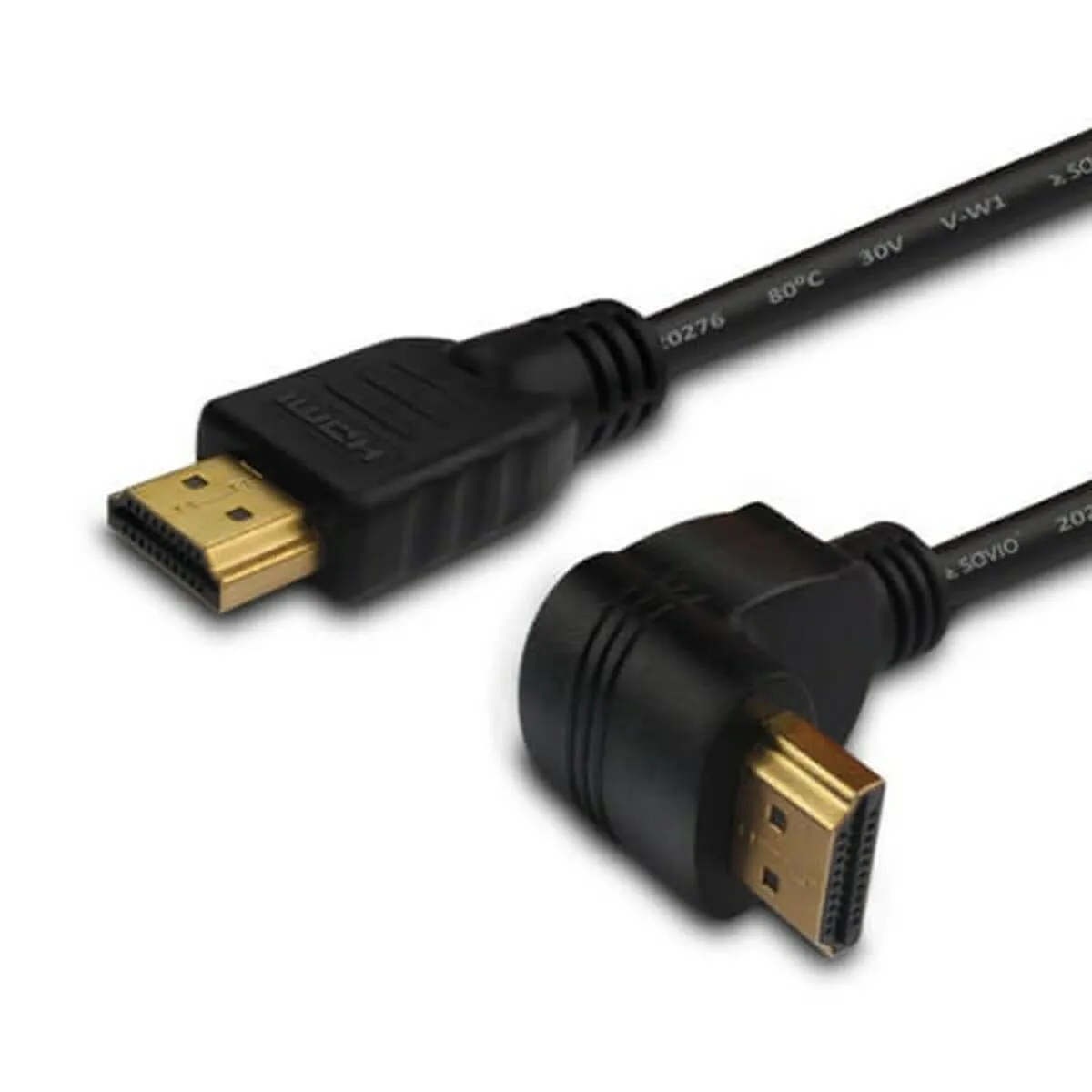 Cavo HDMI Savio CL-109 Ad angolo Nero 3 m