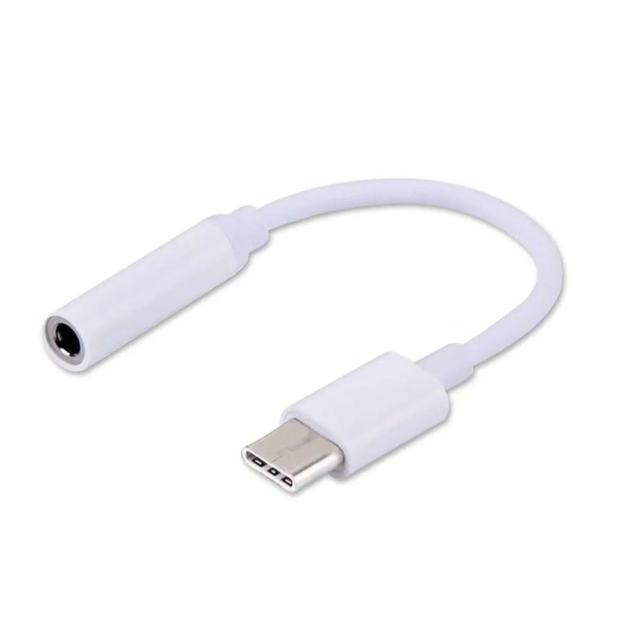 Adattatore USB C con Jack 3.5 mm Savio AK-35 Bianco 0,12 m