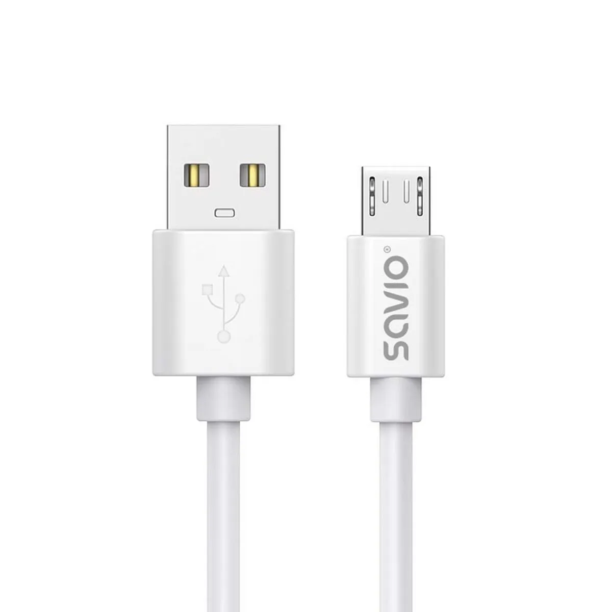 Cavo da USB a micro USB Savio CL-167 Bianco 3 m