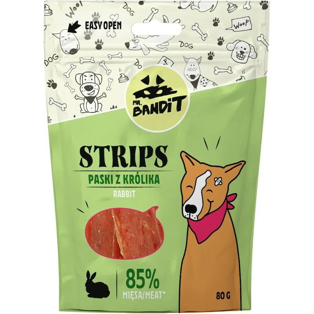 Snack per Cani VETEXPERT BANDIT STRIPS 80 g