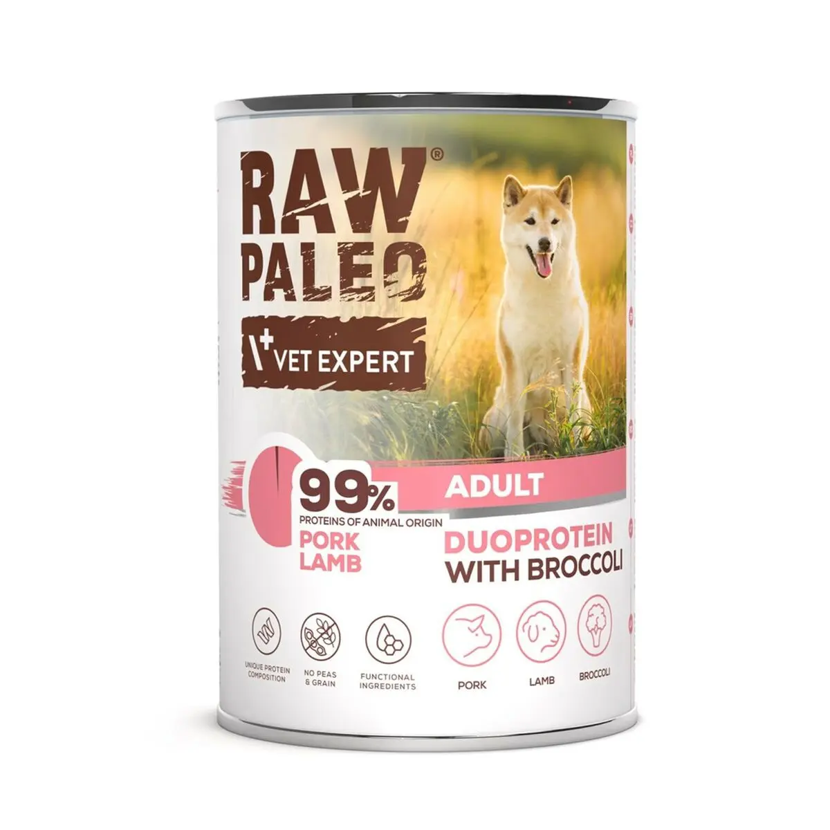 Cibo umido VETEXPERT RAW PALEO Maiale 400 g