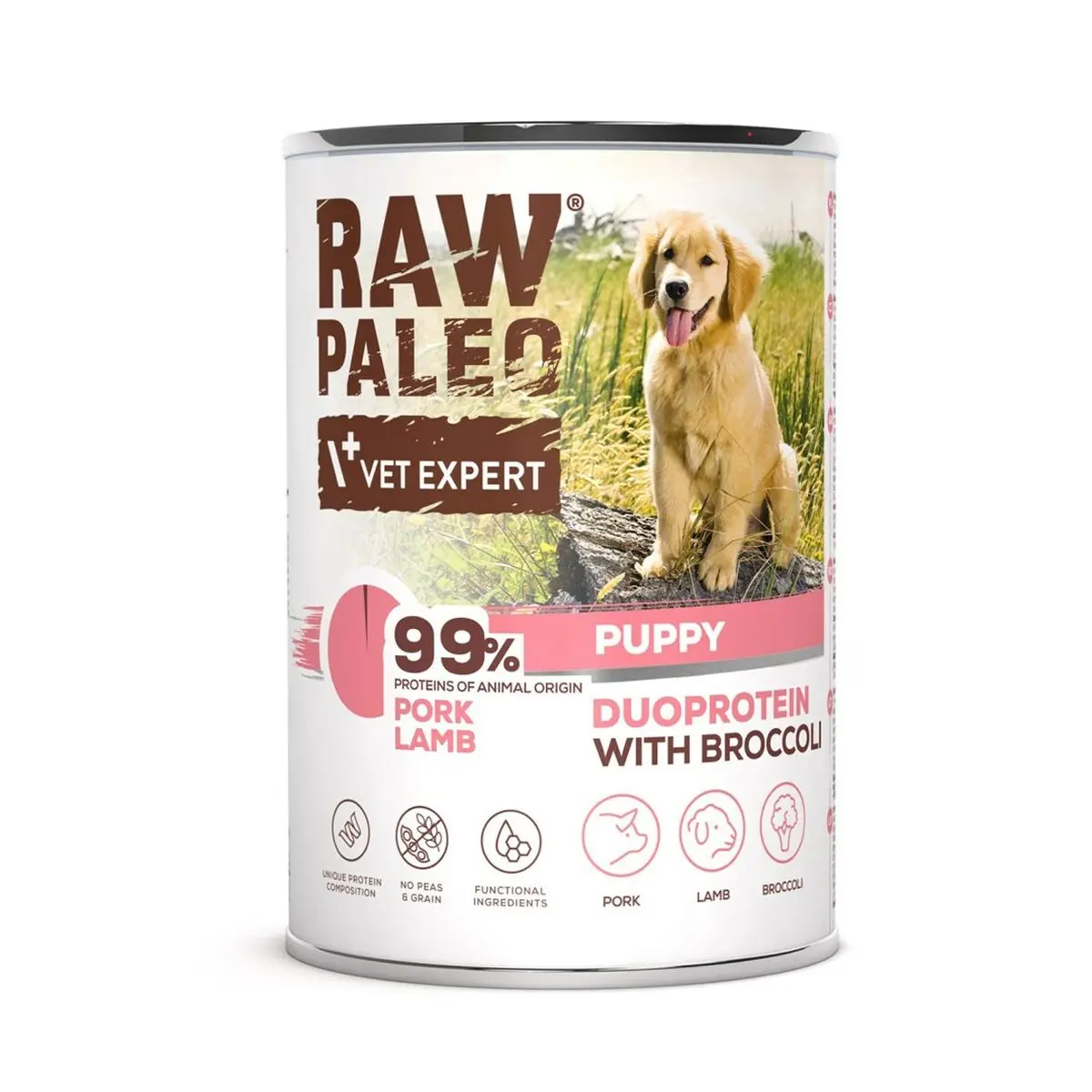 Cibo umido VETEXPERT RAW PALEO Maiale 400 g