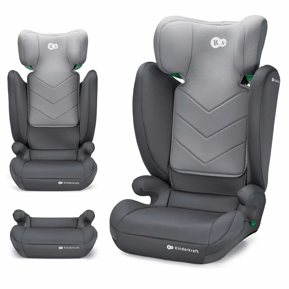 Seggiolino Auto Kinderkraft I-SPARK i-Size 100-150 cm Grigio